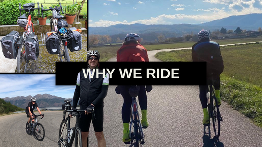 Why We Ride; Lee and Helen @CyclePyrenees